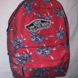 Rare red vans backpack